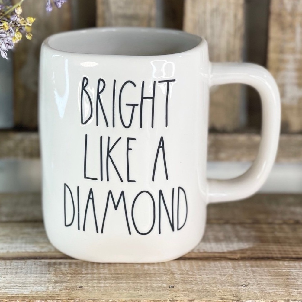 Rae Dunn “BRIGHT LIKE A DIAMOND” mug